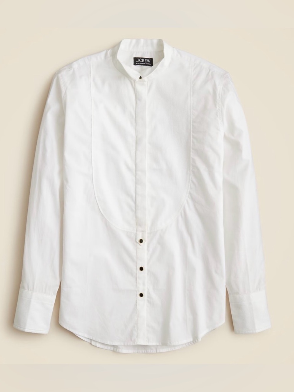 J.Crew Garçon Tuxedo Button Up White Shirt Blouse Top - Picture 4 of 16